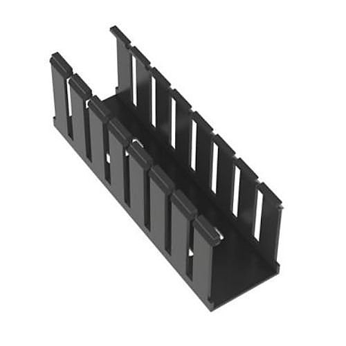 PANDUIT Panduit G2X3BL6 Wiring Duct Black 6 Foot Strip