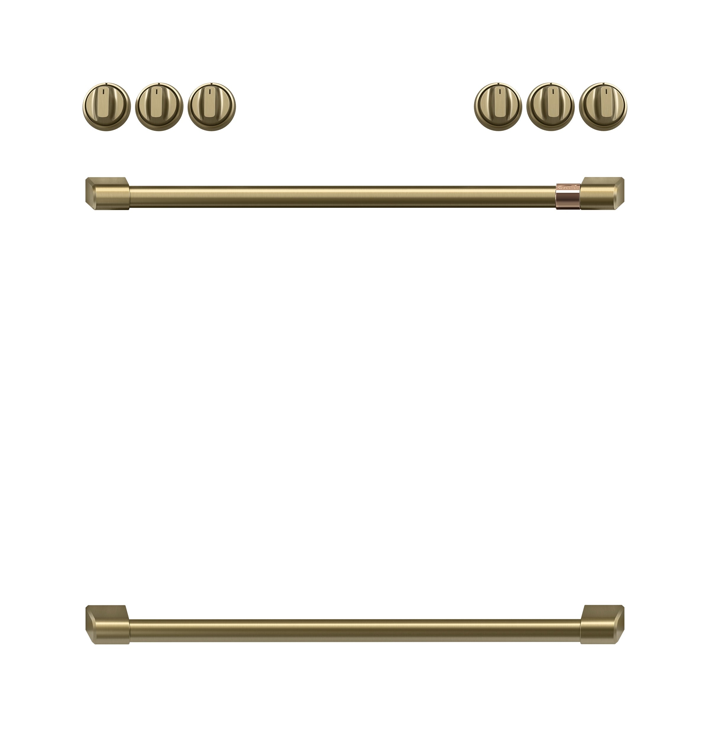 GE APPLIANCES GE APPLIANCES CXFCGHKPMBZ Handle Kit Range Brushed Brass