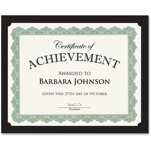 GEOGRAPHICS Geographics GEO47836 Certificate Holder Black 10-pack