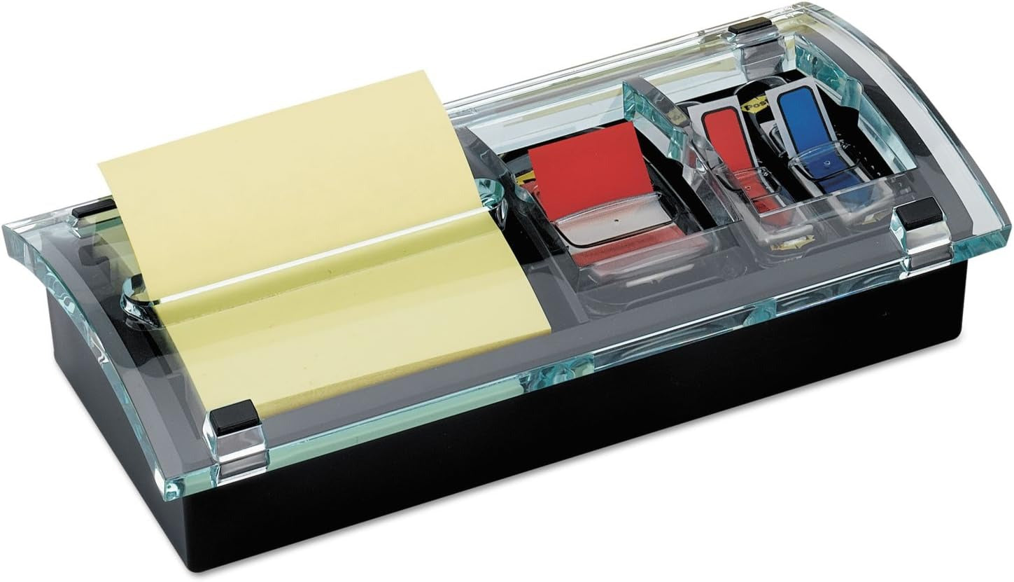 3M 3M MMMDS100 Post-it Note and Flag Dispenser (3 x 3 Notes, 1 in Flags) DS100