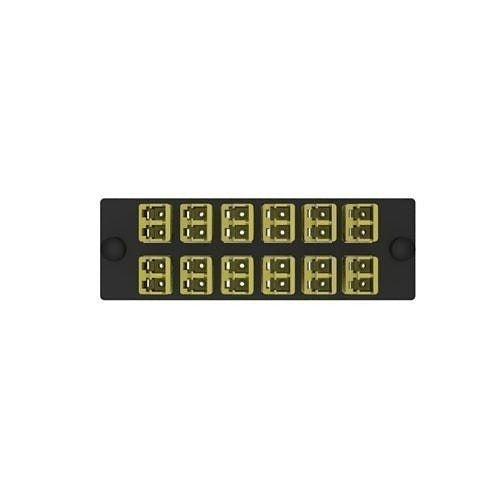 PANDUIT Panduit FAP12WDYLYLDLCZ 12 Position Fiber Adapter Panel