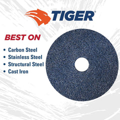 Weiler 59733 Sanding Disc 50 Grit 4-1/2 Inches 7/8 Arbor Hole