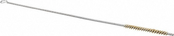 SCHAEFER BRUSH Schaefer Brush 14642 Wire Tube Brush 3 in Brass Single Spiral