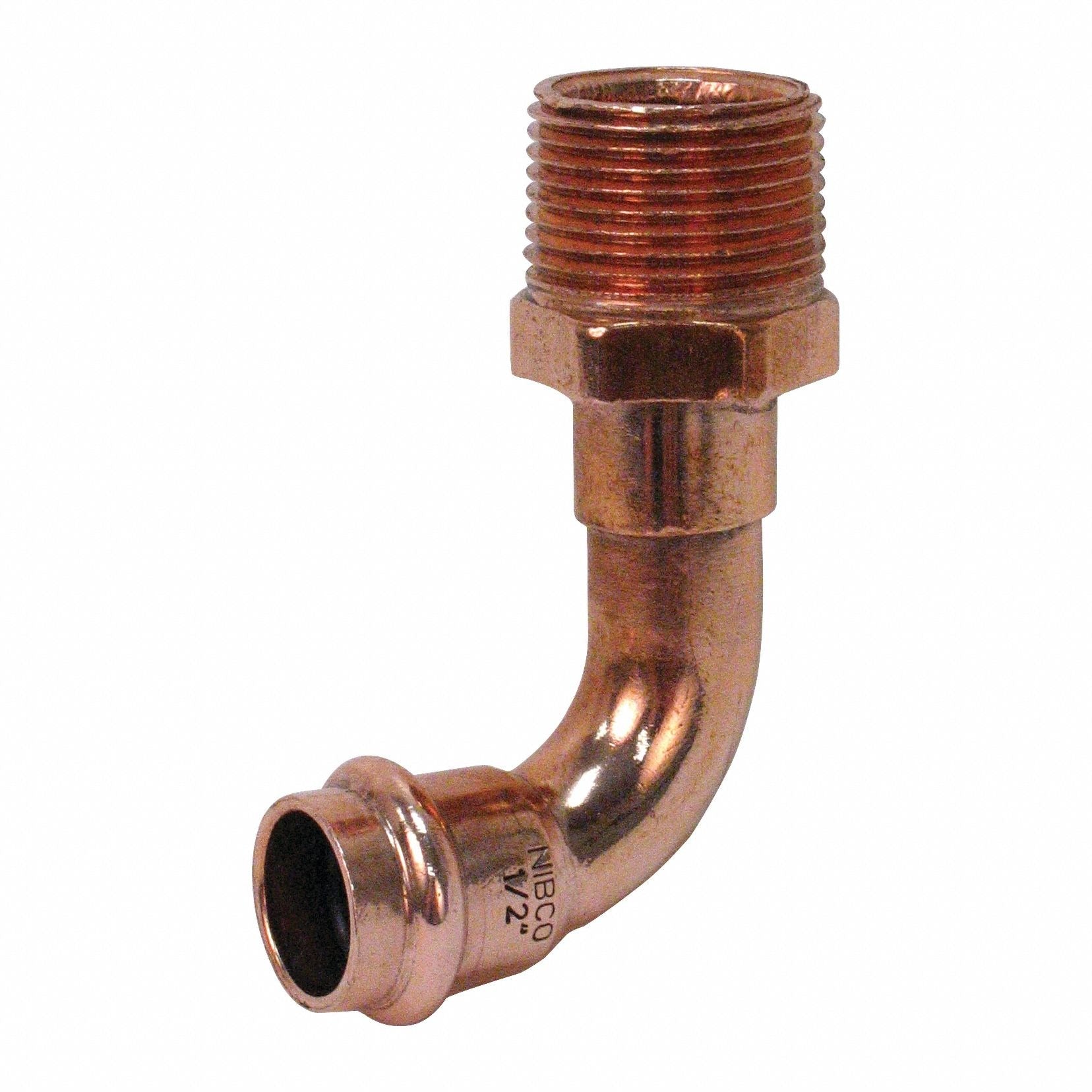 NIBCO Nibco 9082880PC Copper Elbow (3/4 x 1/2, 90-Degree 1/4 Bend) PC607-4