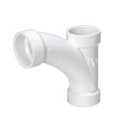 MUEL 05858 PVC DWV 45 Degree Elbow Wye Combination 2 Inch