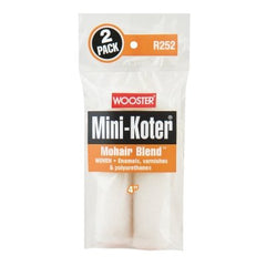 Wooster 00R2520040 Mohair Blend Mini-Koter Mini Roller Covers 4 in 2 Pack