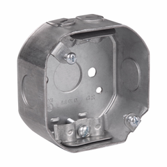 Crouse-Hinds TP260 Octagon Outlet Box Steel 3-1/4 x 1-1/2 Inch