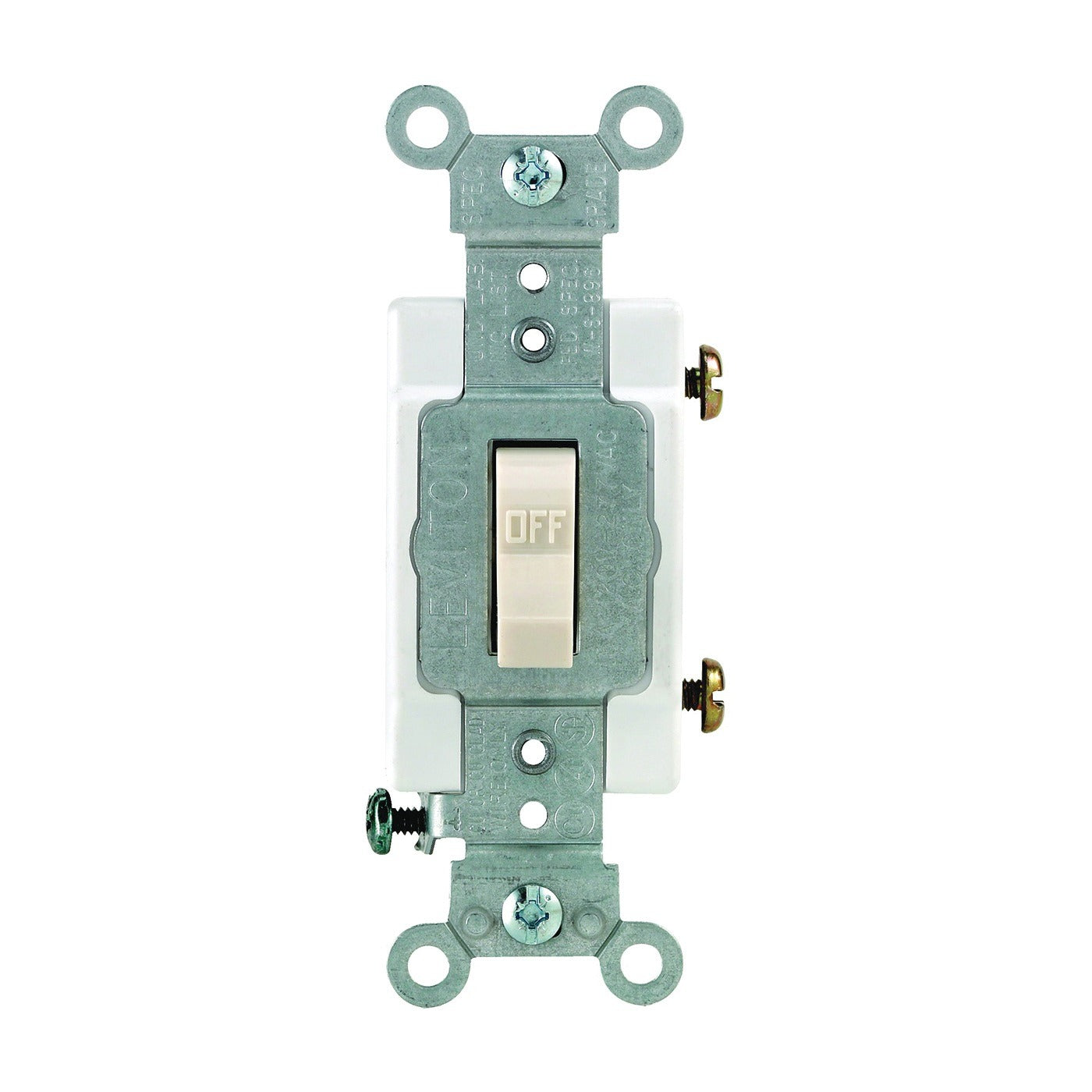 LEVITON Leviton S06-CS115-2TS Commercial Grade 15 Amp Toggle Single Pole Switch (Each) LEVCS1152TS