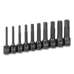 Grey Pneumatic 1340H Hex Driver Socket Set One Size