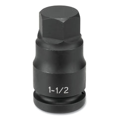 Grey Pneumatic 4938M Hex Driver Socket 1 in Drive 38 mm Size