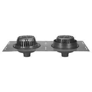 ZURN Zurn P164-DP-USA Combination Main Roof and Overflow Drain Deck Plate