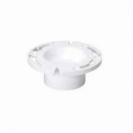 MUEL 05257 PVC DWV Flush Knockout Closet Flange, 4 x 4 x 4 x 3 Inch