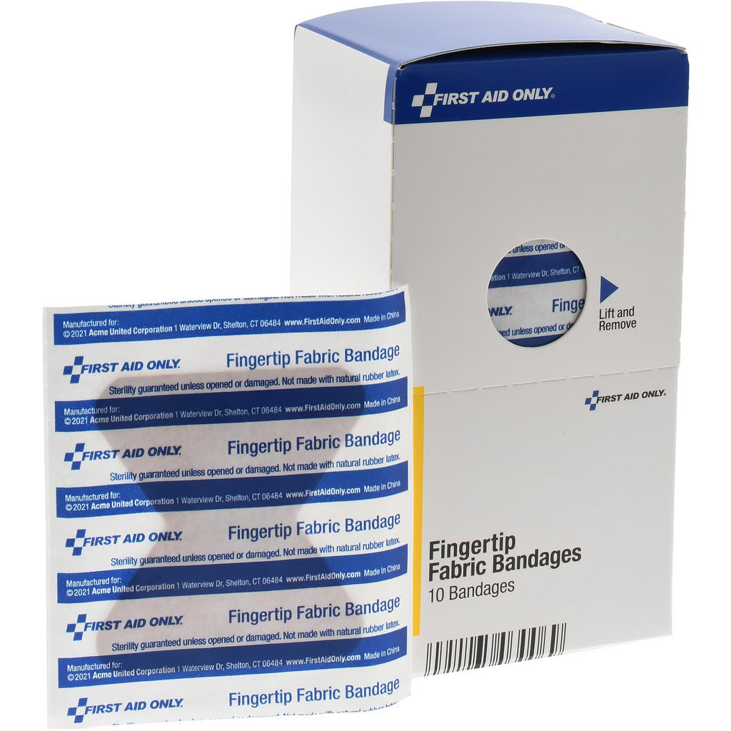 FIRST AID ONLY First Aid Only FAE-3006 Fingertip Bandages Pack of 10