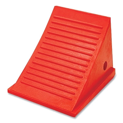 Checkers UC1500-4.5 General Purpose Utility Wheel Chock, 50000 lb Load Capacity, 32 in to 46 in Tires, Orange