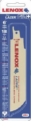 LENOX American Saw Mfg Co 24907T9118R 9in 18 Tpi Reciprocating Saw Blade