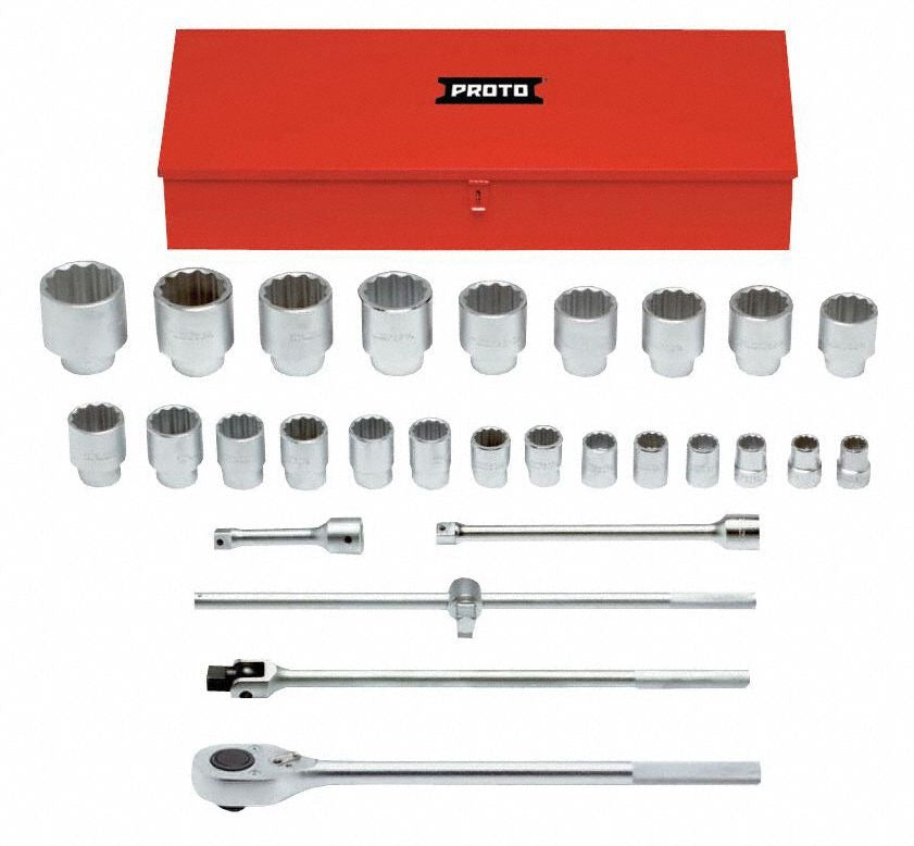 PROTO Proto J57104A Socket Set 1 in Drive 29 Piece