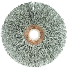 Weiler 16973 Crimped Wire Wheel Brush Stainless Steel 3 Inch Diameter