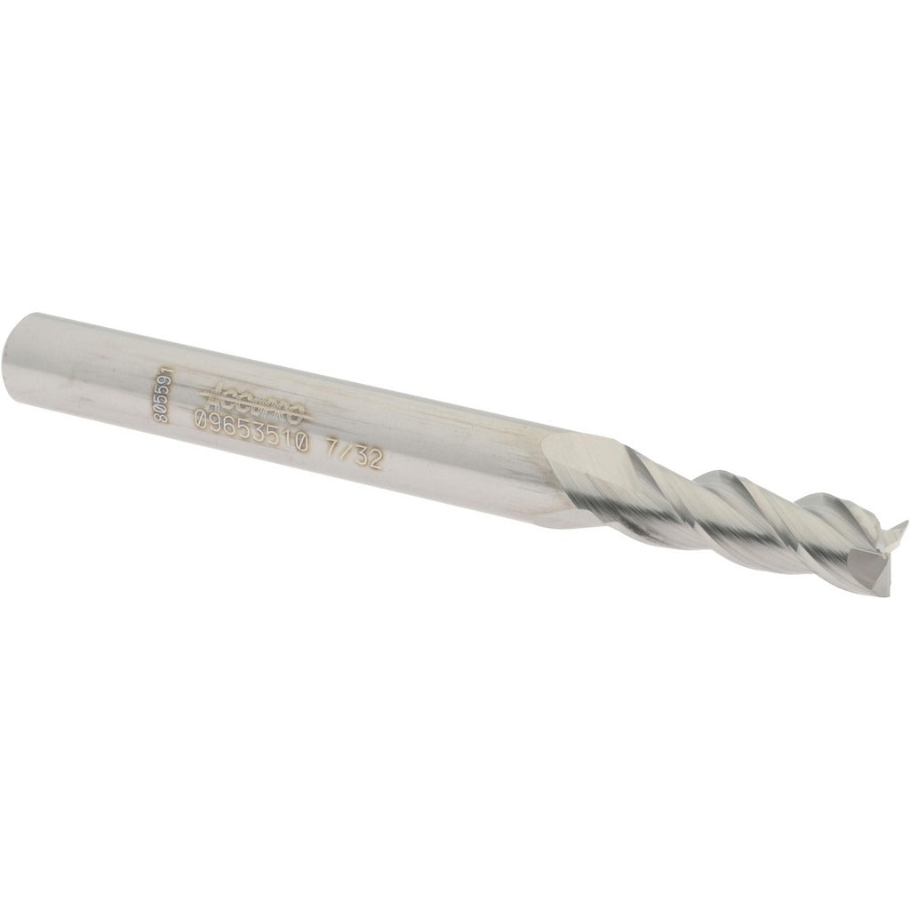 ACCUPRO Accupro 12181941 Square End Mill 7/32 in 3 Flute Carbide
