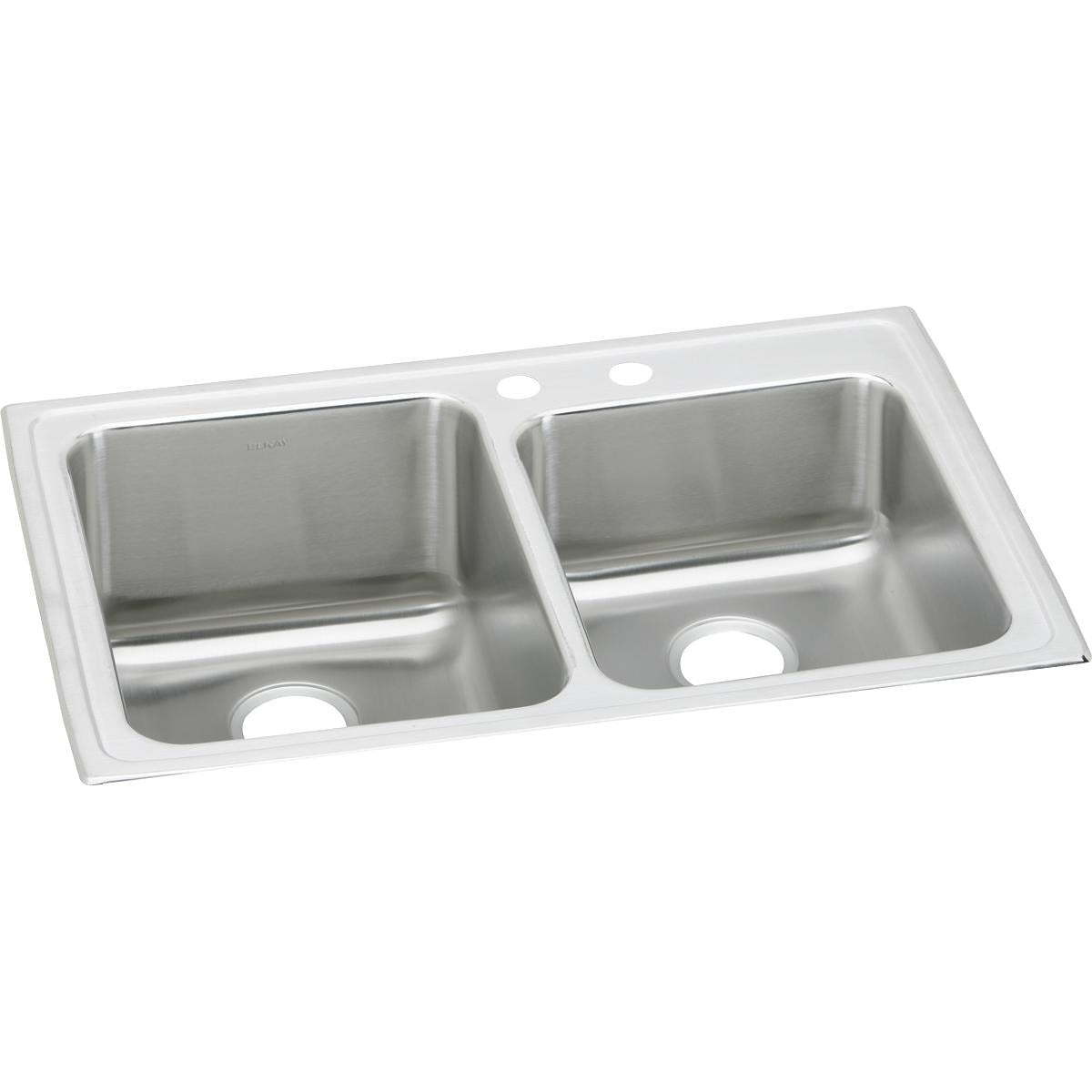BSC PREFERRED Bsc Preferred LGR33222 Dual Bowl Drop-in Kitchen Sink