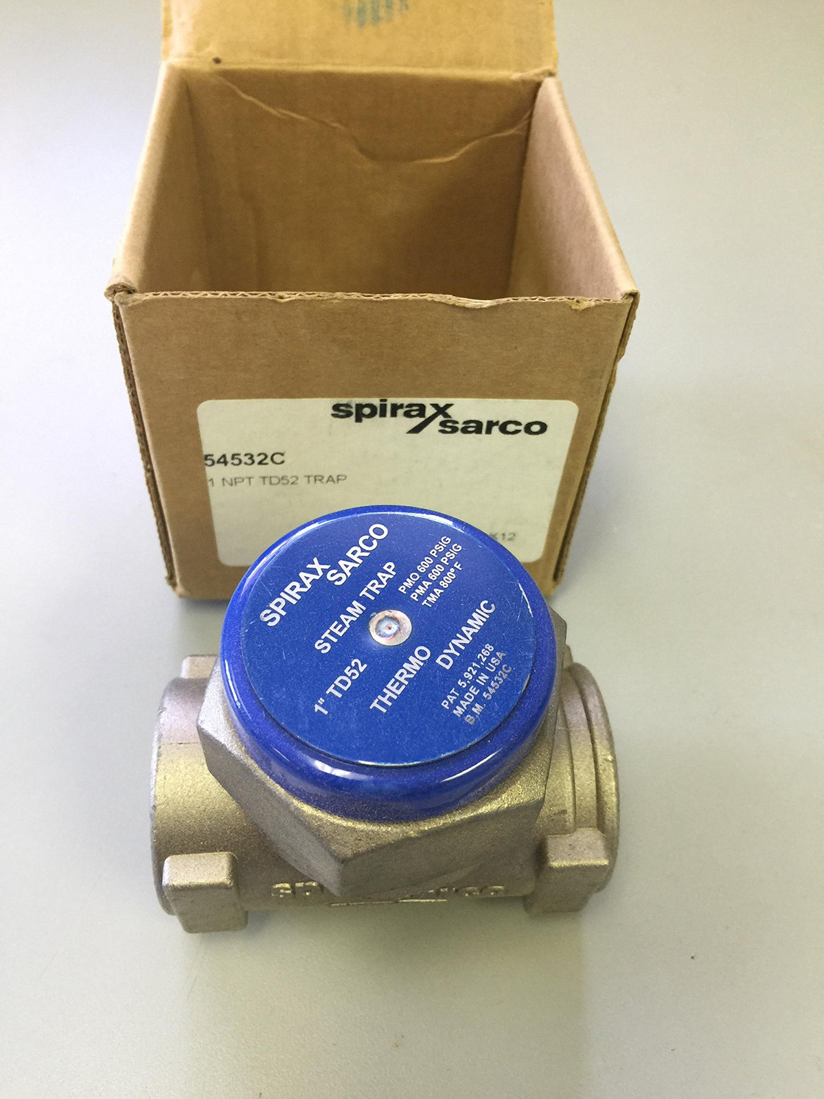 Spirax Sarco 54532C TD52 Thermodynamic Steam Trap 1 Inch NPT 600 PSI