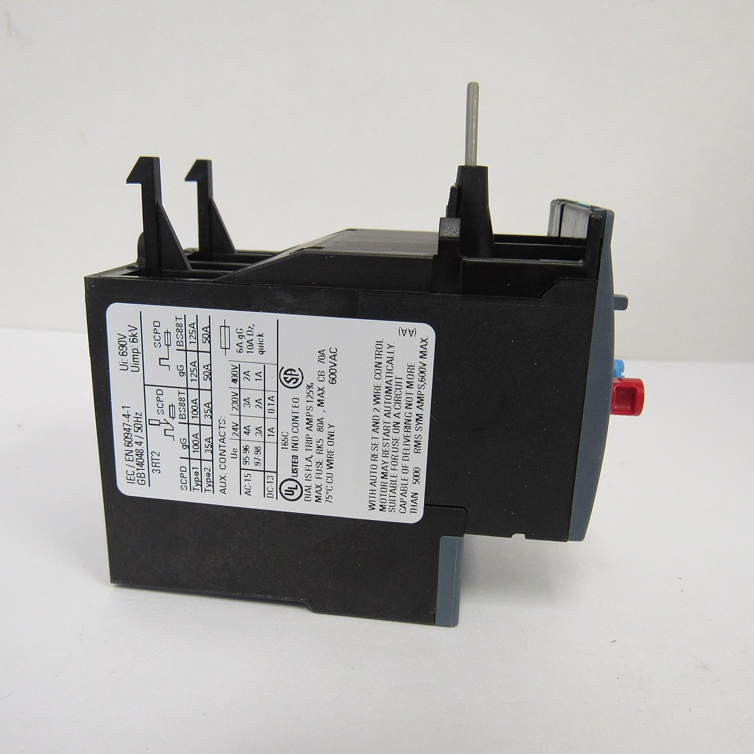 Siemens 3RU2126-4BB0 Overload Relay 14-20 AMP