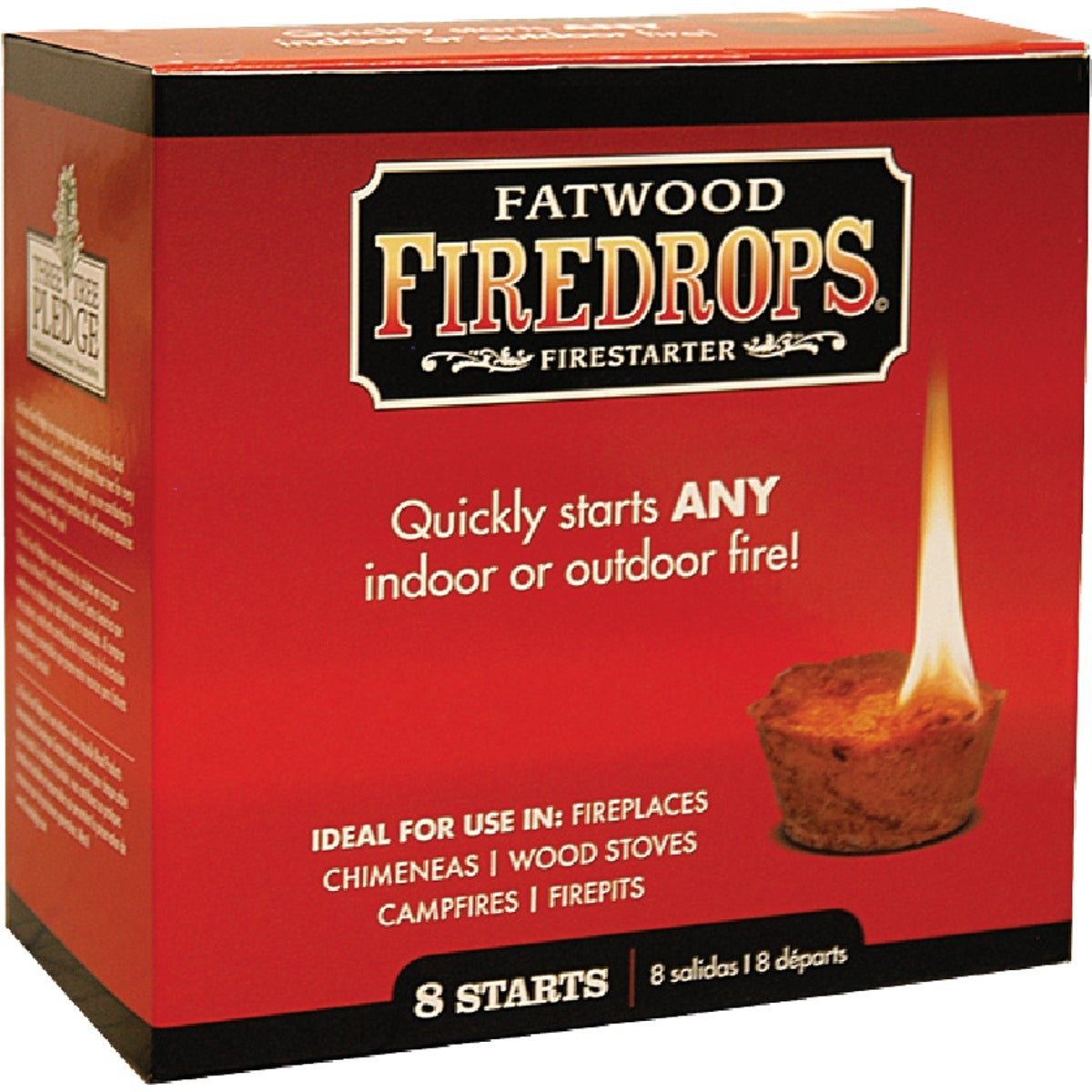 BETTER WOOD PRODUCTS Fatwood 8808 Fire Starter Drops 8 Count