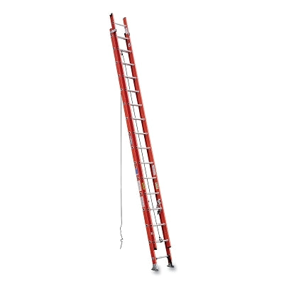 Werner D6232-2 D-Rung Extension Ladder IA 32 ft L 19 in W 300 lb Load Capacity Fiberglass