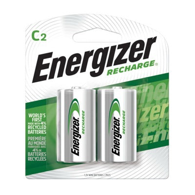 ENERGIZER Eveready Battery Co NH35BP-2 C Size Nimh Battery 2 Pack