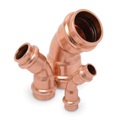 Parker Hannifin 871405 ZoomLock MAX 3/4 in OD ACR Copper Press 45 Degree Elbow