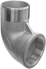 Merit Brass K403-20 Stainless Steel 90 Degree Street Elbow Class 150 1-1/4 Inch MNPT x FNPT