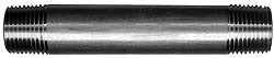 MERIT BRASS Merit Brass 6506-6000 Ss Pipe Nipple 3/8 in Grade 316 Sch 80