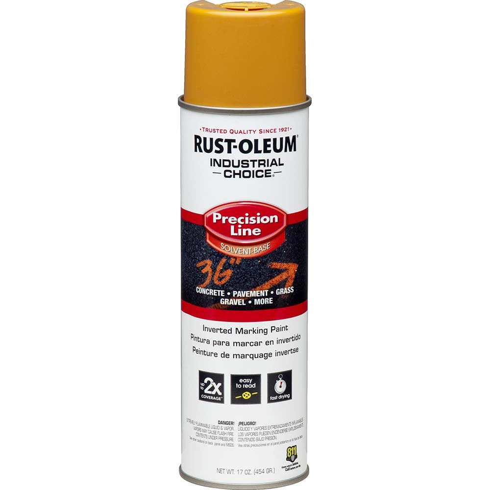 RUST-OLEUM Rust-oleum 203024V Caution Yellow Marking Paint 17 Oz