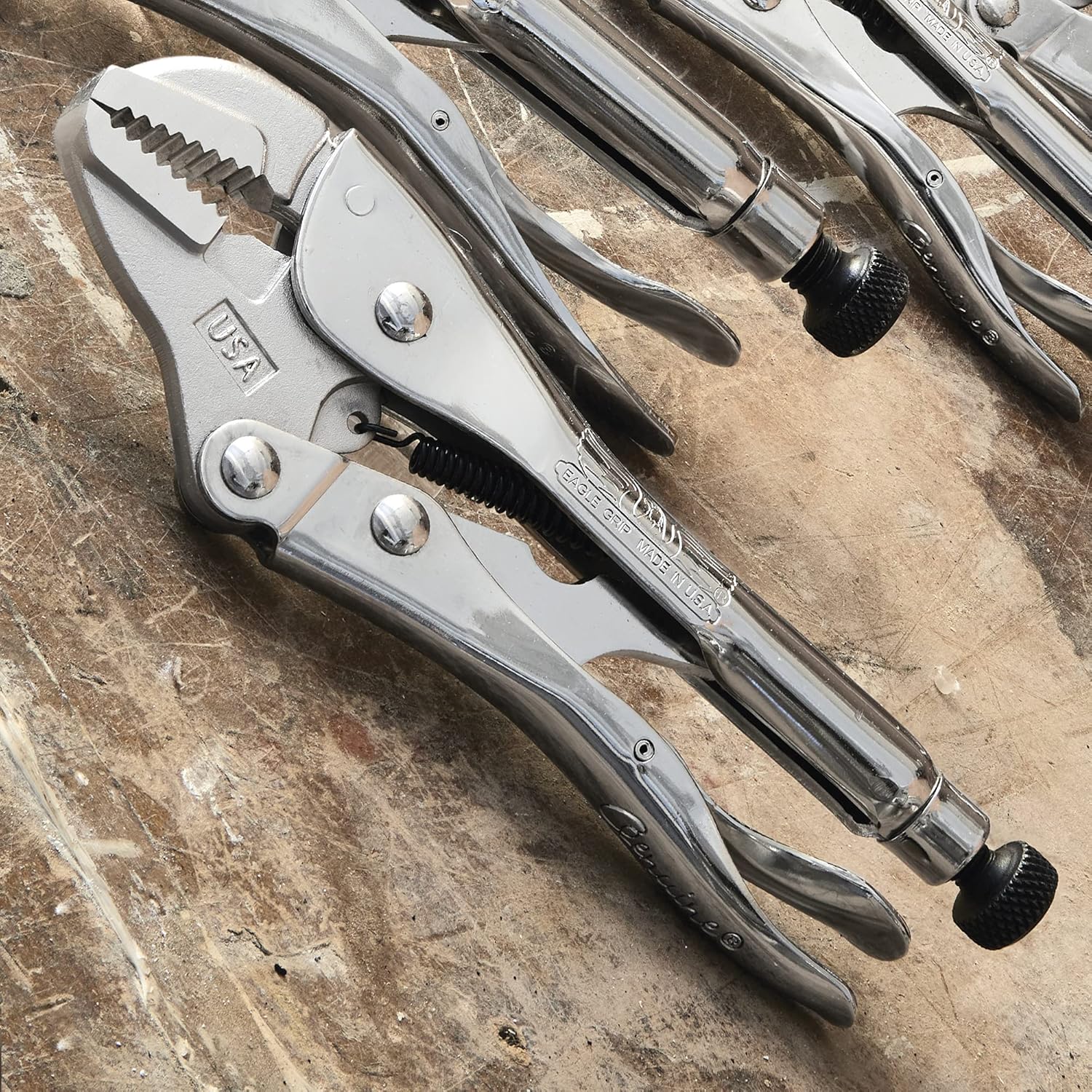 Malco LP7R Eagle Grip 7 in. Straight Jaw Locking Pliers