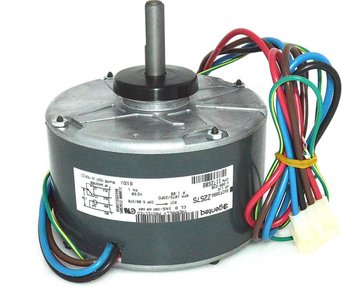 Tempstar 1172508 OEM Upgraded Condenser Fan Motor 1/5 HP 230v Replacement 45508