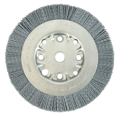 Weiler 31122 6 Narrow Face Nylox Wheel 035/180SC Crimped Fill 5/8-1/2 Arbor Hole