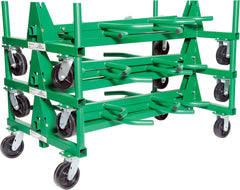 Greenlee 668 Mobile Material Handling Conduit and Pipe Rack with 603 Casters