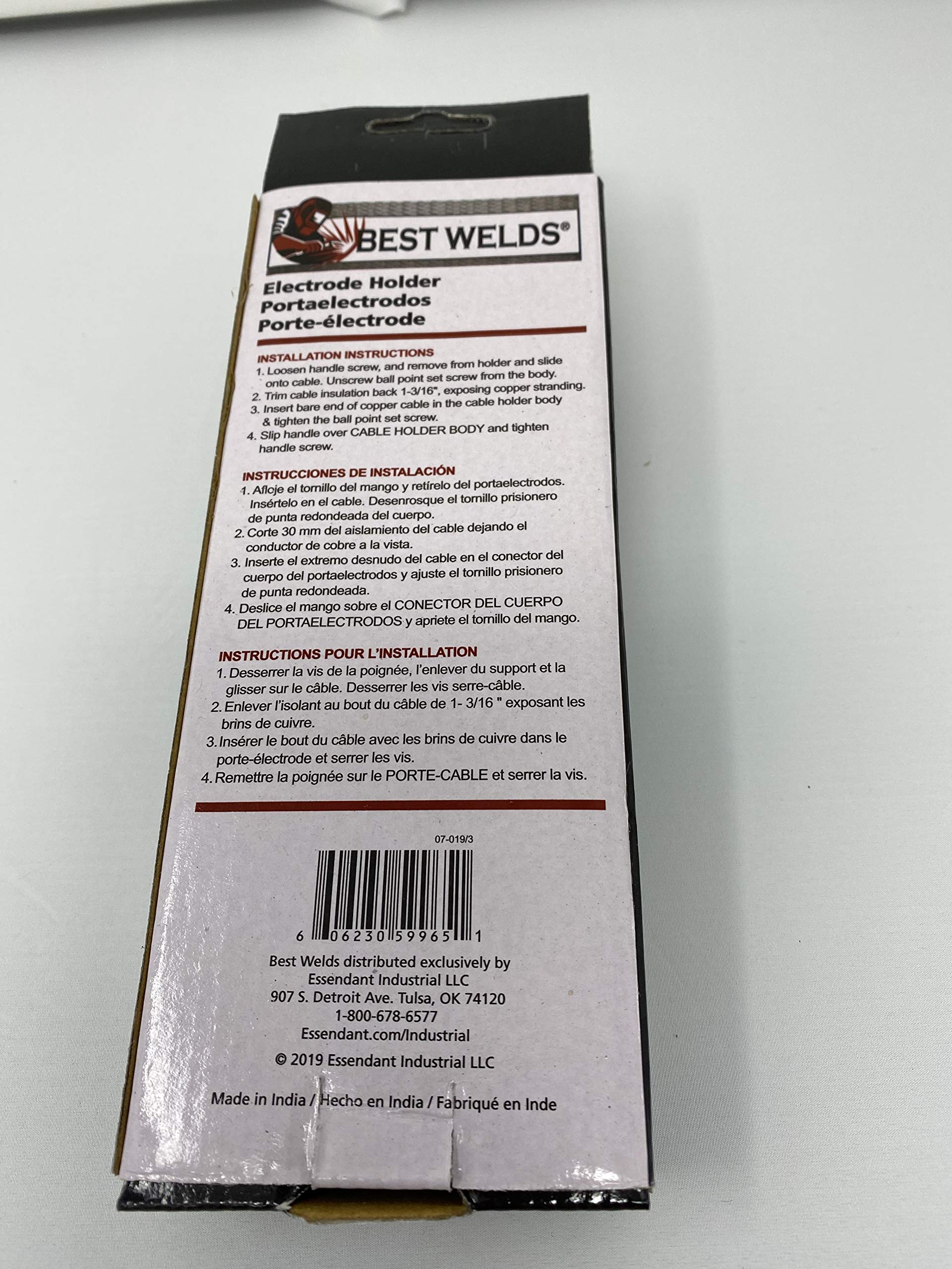 Best Welds 900-AF-25 Lever Designed Electrode Holder 250 A