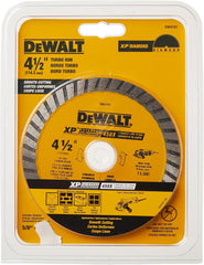 DEWALT DW4701 Diamond Blade Dry Wet Cutting Continuous Rim 4-1/2 Inch