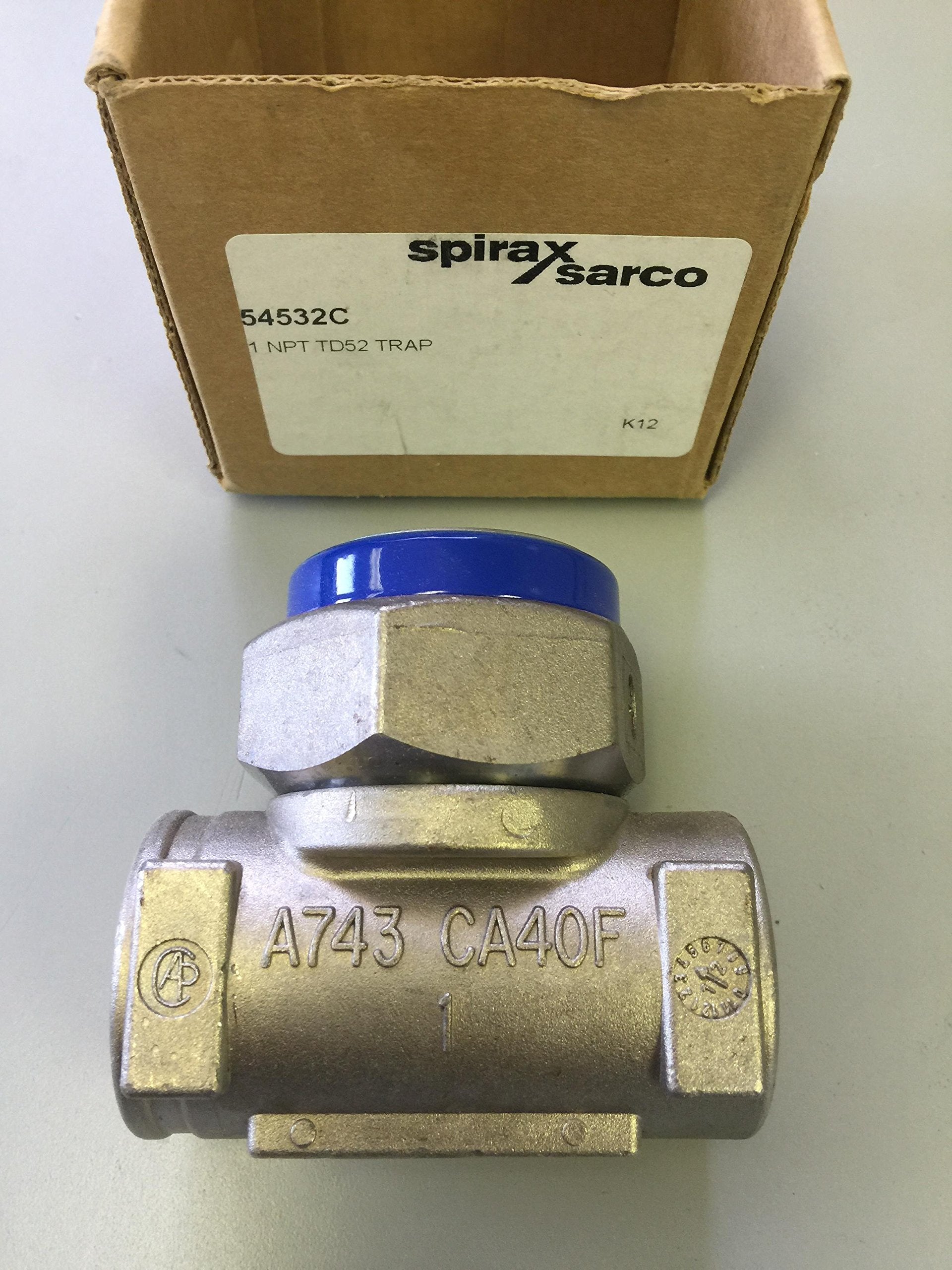 Spirax Sarco 54532C TD52 Thermodynamic Steam Trap 1 Inch NPT 600 PSI