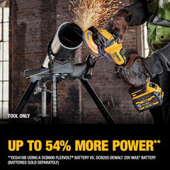 DEWALT DCG416B FLEXVOLT ADVANTAGE 20V MAX Angle Grinder Paddle Switch 4-1/2-Inch to 5-Inch Tool Only