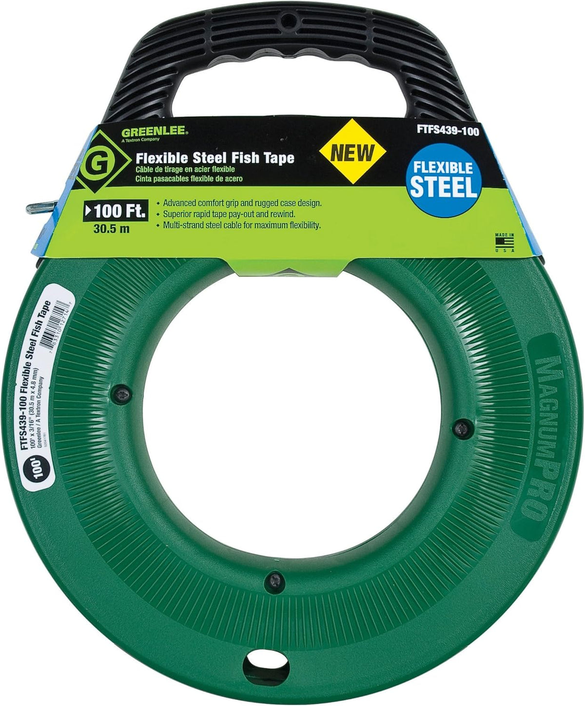 Greenlee FTFS439-100 Tool, 3/16-Inch X 100-Feet