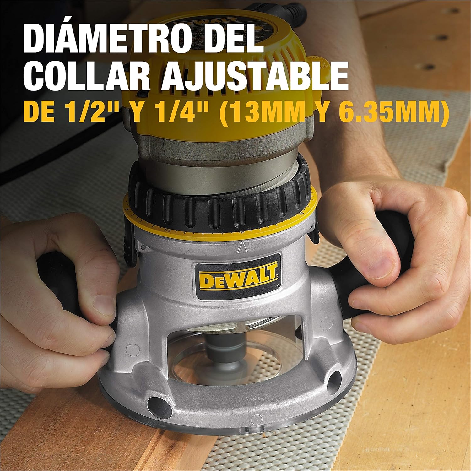 DEWALT DW616 Router Fixed Base 1.75-HP 1/2-Inch Collets