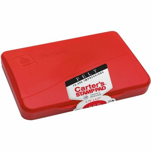 AVERY Avery AVE21071 Felt Stamp Pad Red Ink 2.75x4.25 in