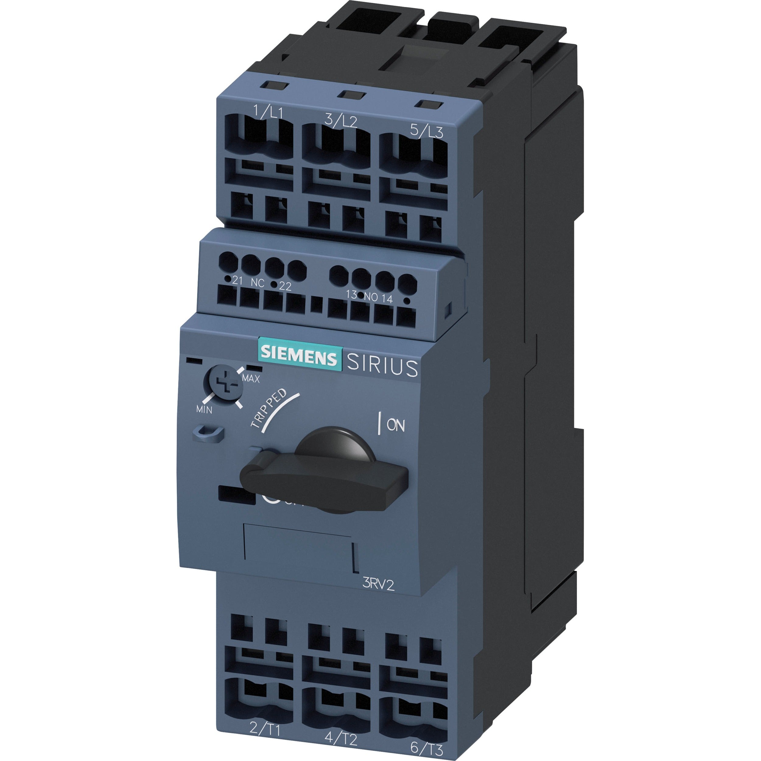 SIEMENS Siemens 3RV2021-4AA25 Thermal-Magnetic Motor Protection Circuit Breaker 7.5 kW 10 HP (Size S0) 3RV20214AA25