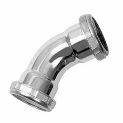 Oatey 8478 Dearborn Brass 8478 Slip Joint Elbow, 1-1/2 in Nominal, 20 ga, Brass, Chrome Plated