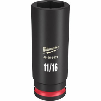 MILWAUKEE Milwaukee 49-66-6124 3/8 in Drive 11/16 in Deep Impact Socket