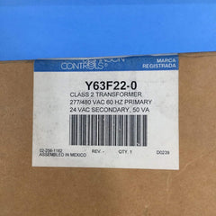 Johnson Controls Y63F22-0 Penn Series Y65 Transformer 120/208/240 Primary Voltage 24V Secondary Voltage