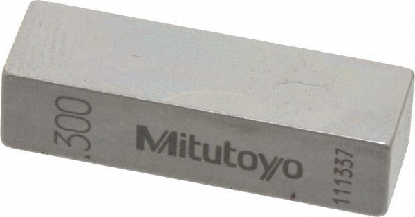 MITUTOYO Mitutoyo 611193-541 Steel Gage Block 0.3 in Grade AS-1