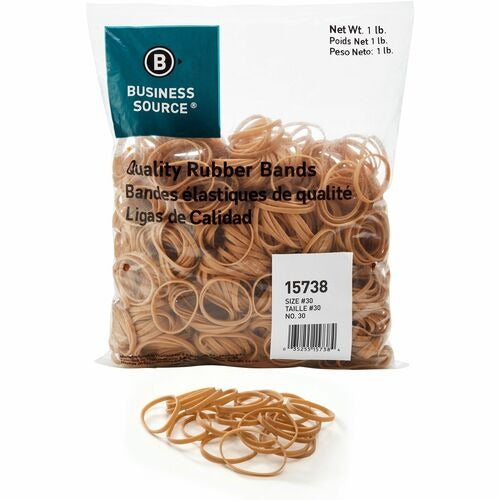 BUSINESS SOURCE Business Source BSN15738 Rubber Bands Size 30 1 Lb 1150 Pack