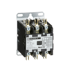 Square D 8910DPA33V02 110/120 VAC 30 Amp 3-Pole 3NO NEMA 1 Non-Reversing Definite Purpose Contactor